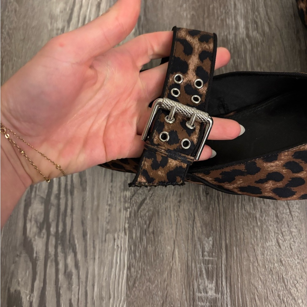 Zara Leopard Print Mary Jane - Picture 4 of 5